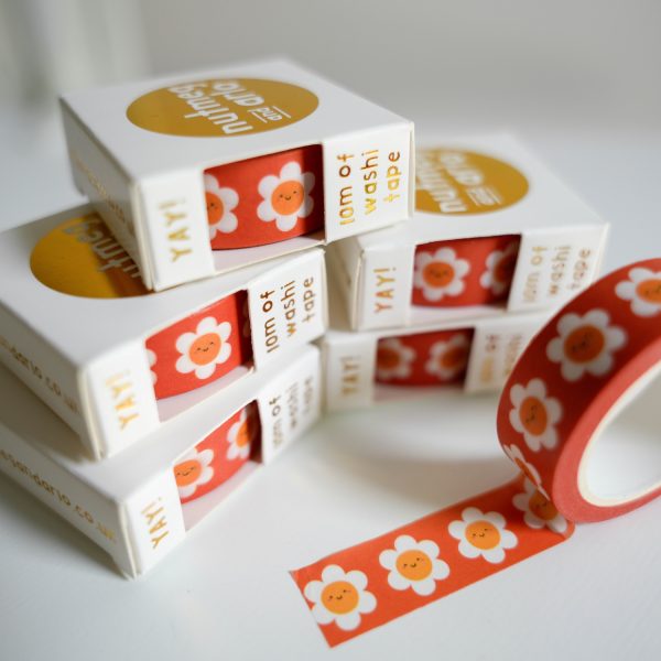 Smiley Daisy Washi Tape - Image 2