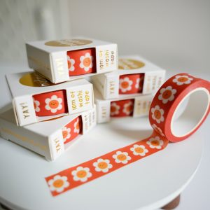 Smiley Daisy Washi Tape