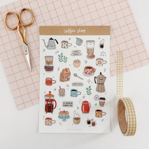 Coffee Shop - Sticker Sheet