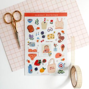 Summer Mornings - Sticker Sheet