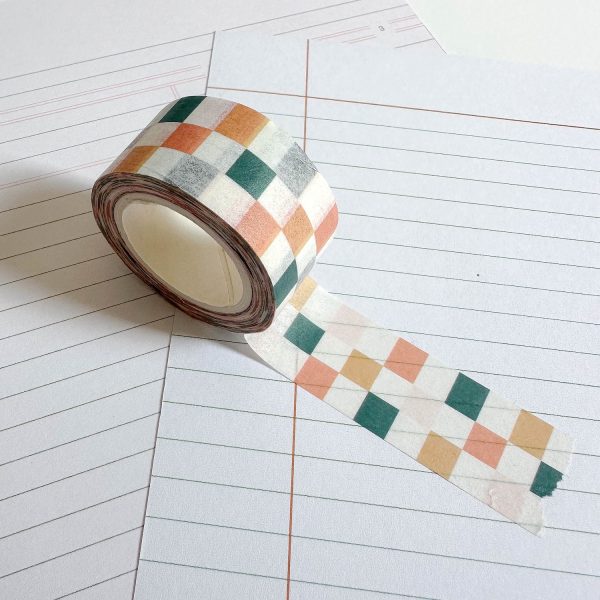 Checkered Washi Tape - Image 3