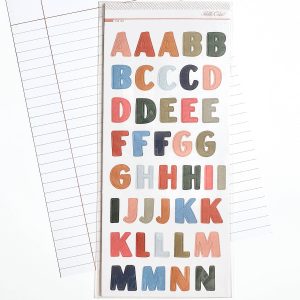Colorful Alpha Stickers