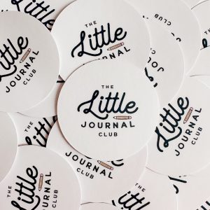The Little Journal Club Logo Sticker