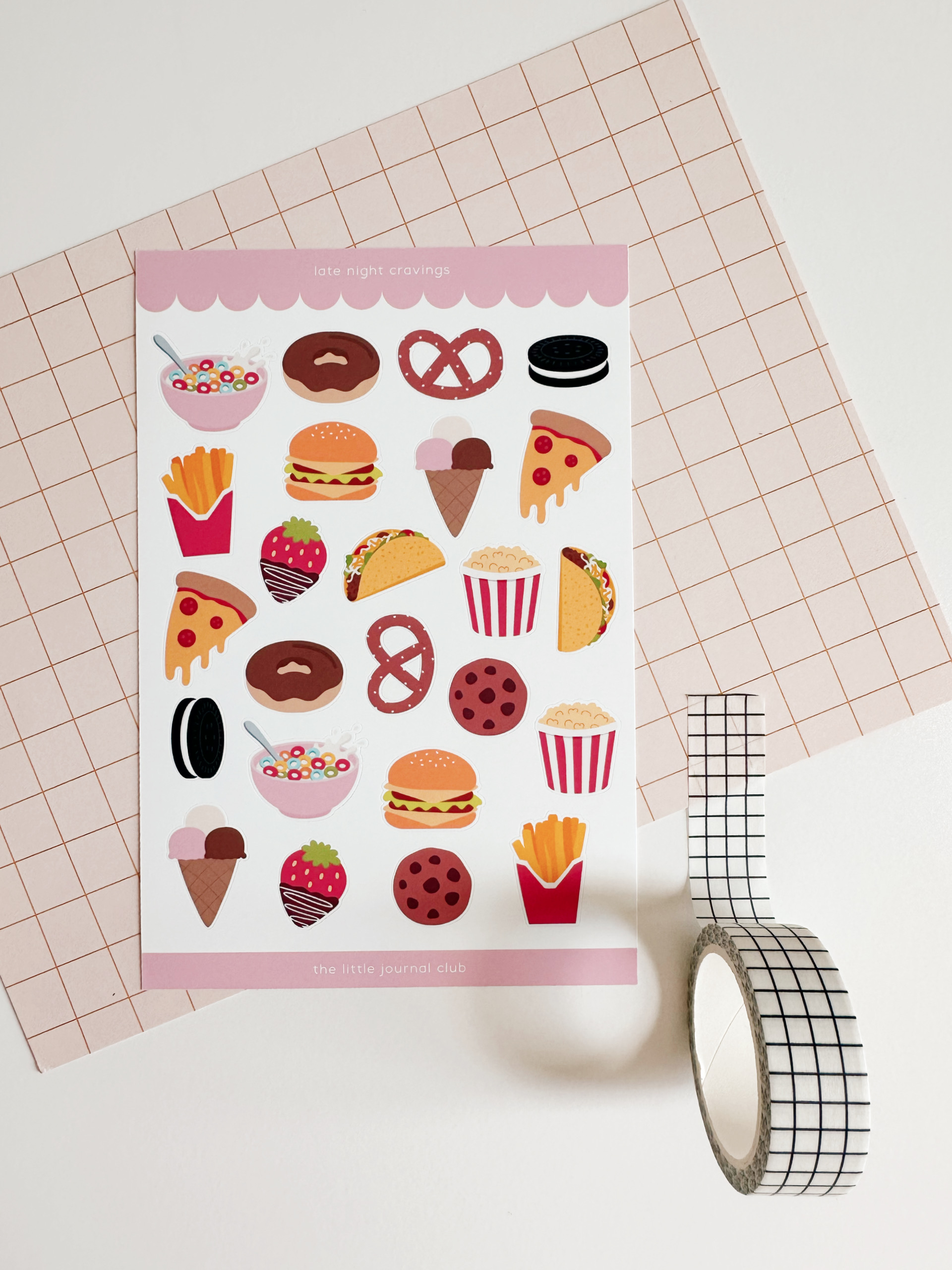 Late Night Cravings Sticker Sheet