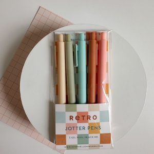 Retro Jotter Pens - Set of 5