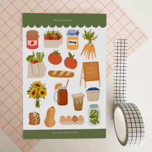 Farmers Market Sticker Sheet