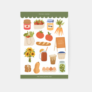 Farmers Market Sticker Sheet