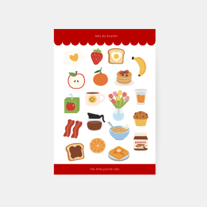 Let's Do Brunch - Sticker Sheet