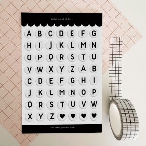 Letter Bead Alphabet