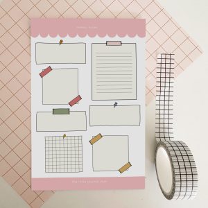 Memo Notes Sticker Sheet