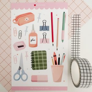 Stationery Sticker Sheet