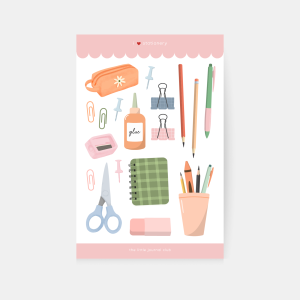 Stationery Sticker Sheet