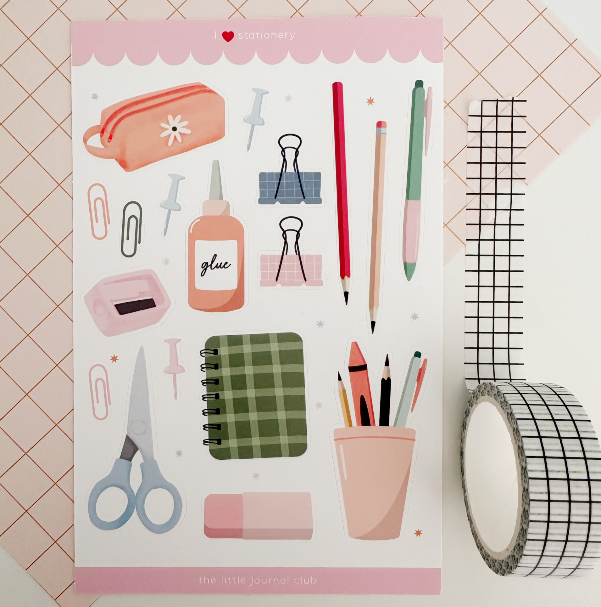 Stationery Sticker Sheet