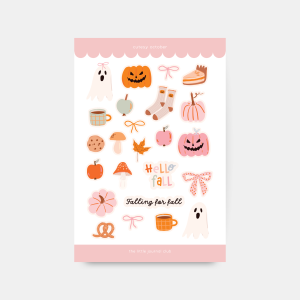 Cutesy October Sticker Sheet